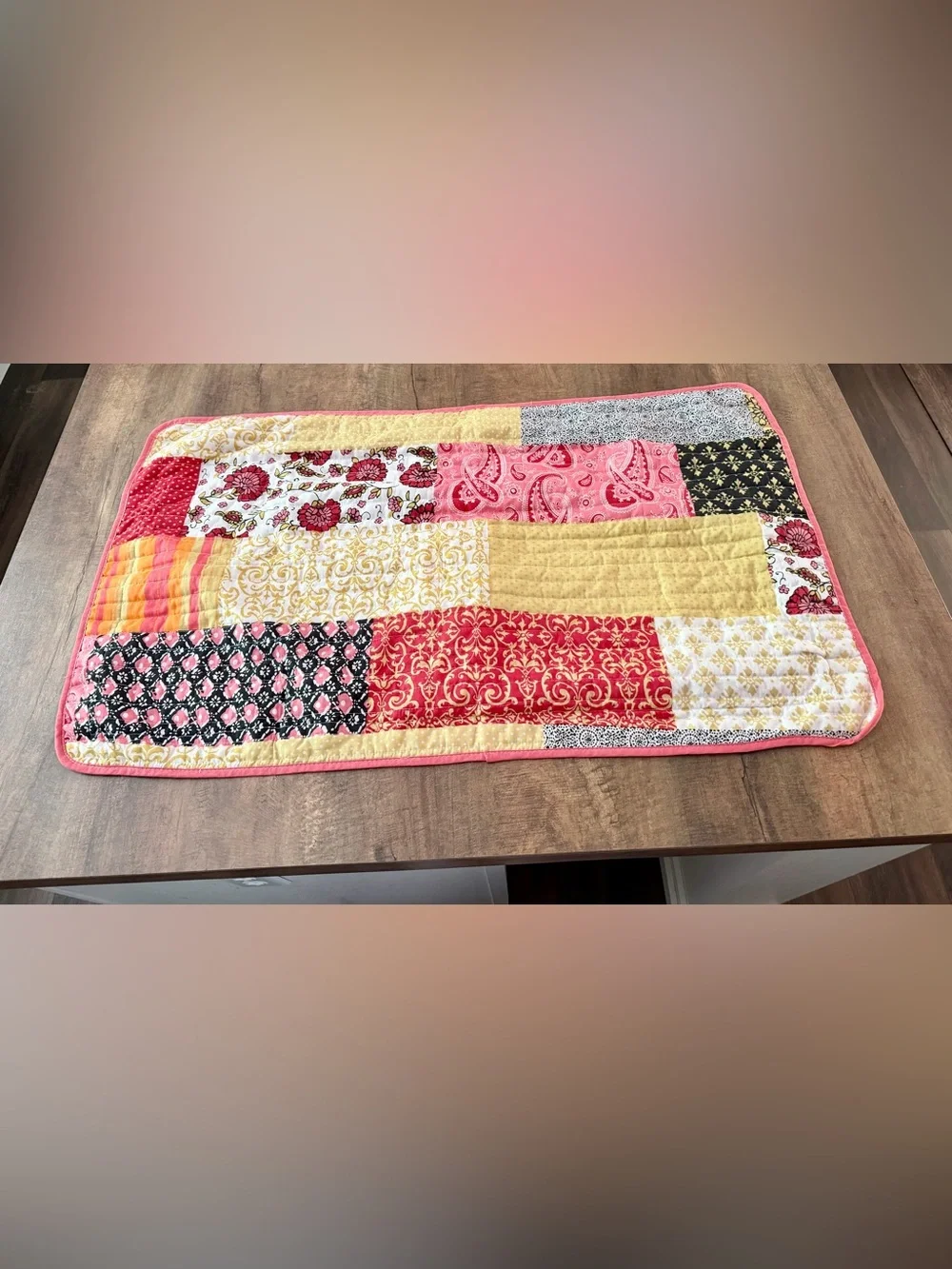 Kmart patchwork quilted pillow shams